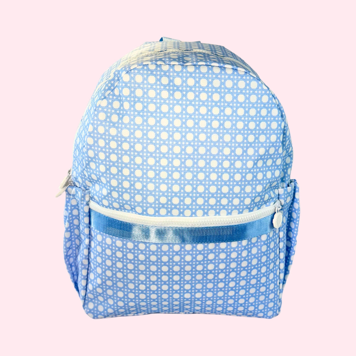 Medium Glossy Backpack with Pockets