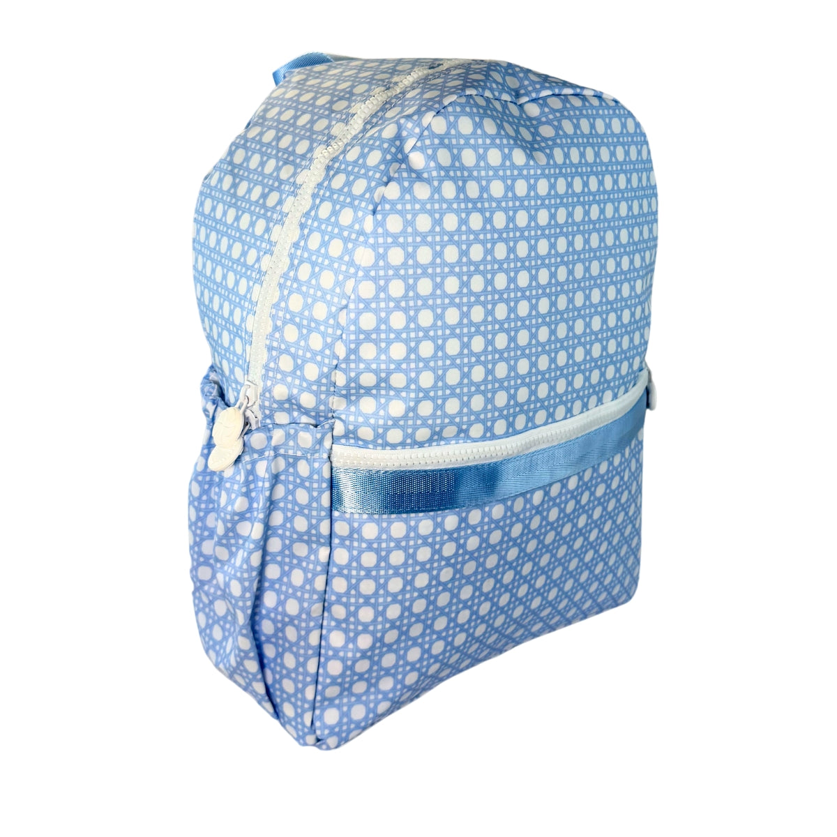 Medium Glossy Backpack with Pockets