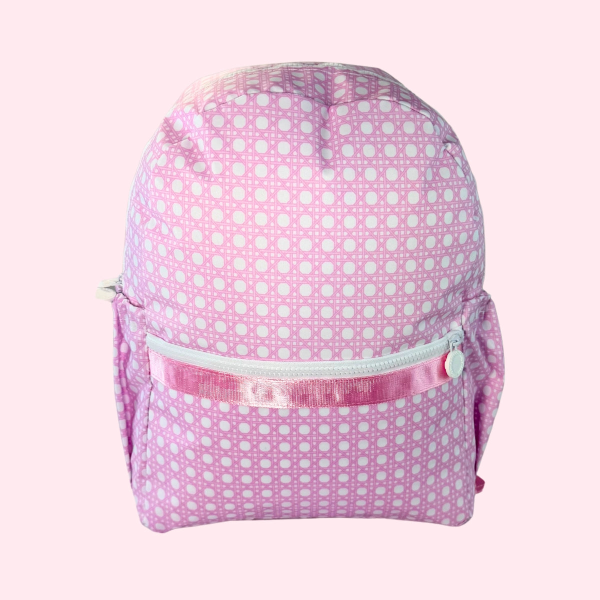 Medium Glossy Backpack with Pockets