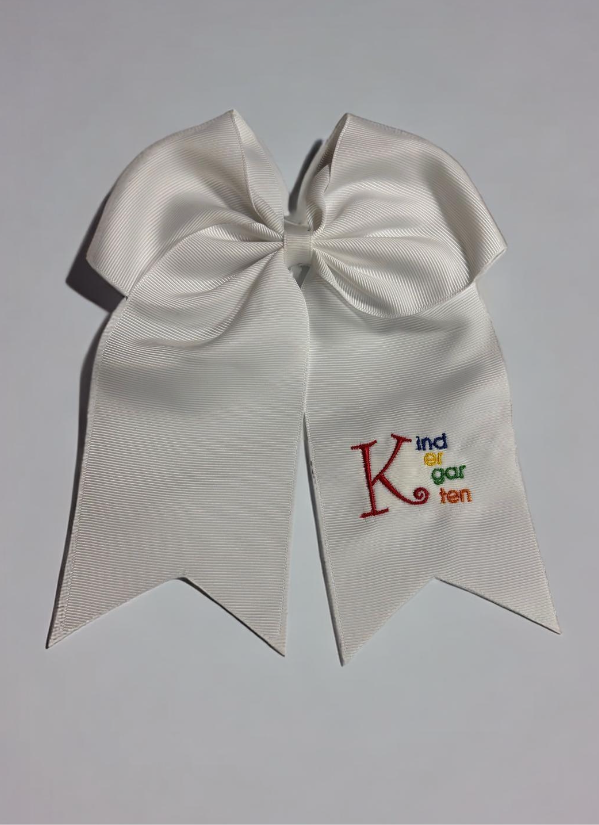 Kindergarten Cheer Bow 8"