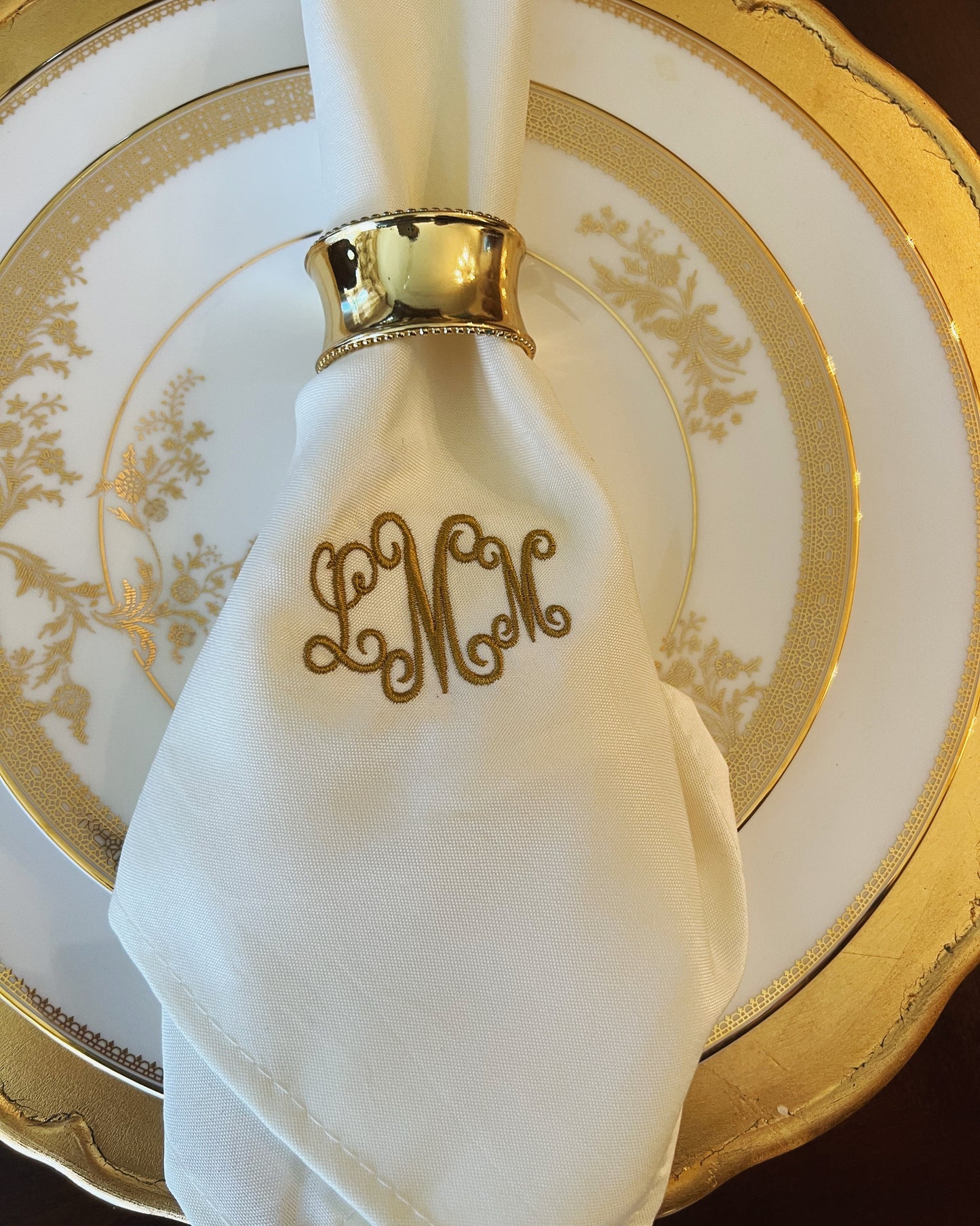 Ivory Textured Dinner Napkin, set of 4