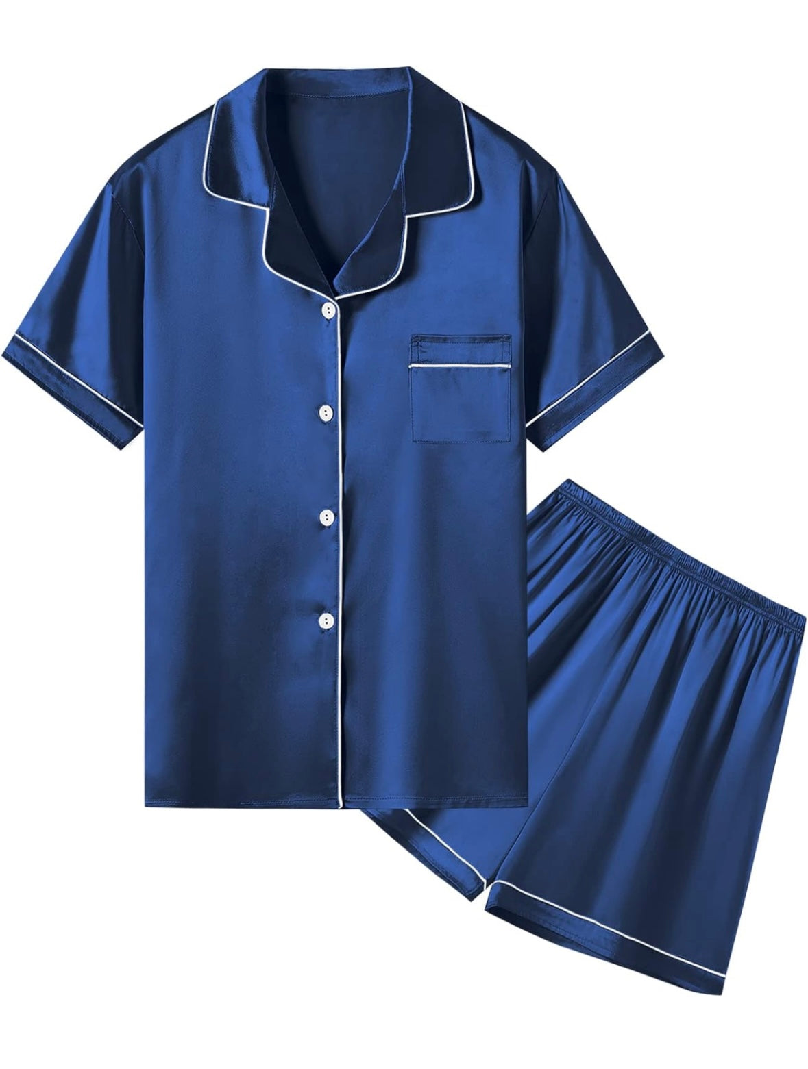 Satin Pajama, Shorts Set
