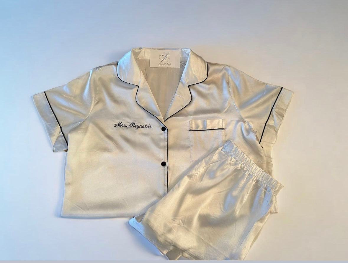 Satin Pajama, Short Set