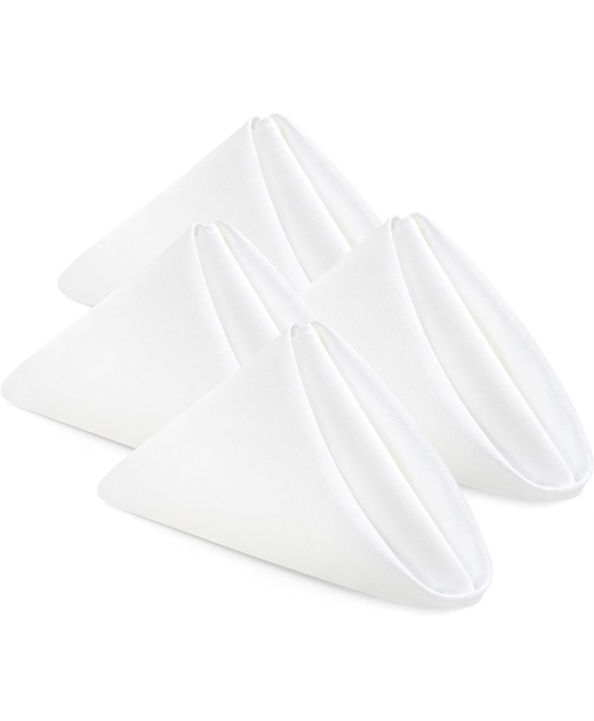 White Dinner Napkin - Set of 4 - Names