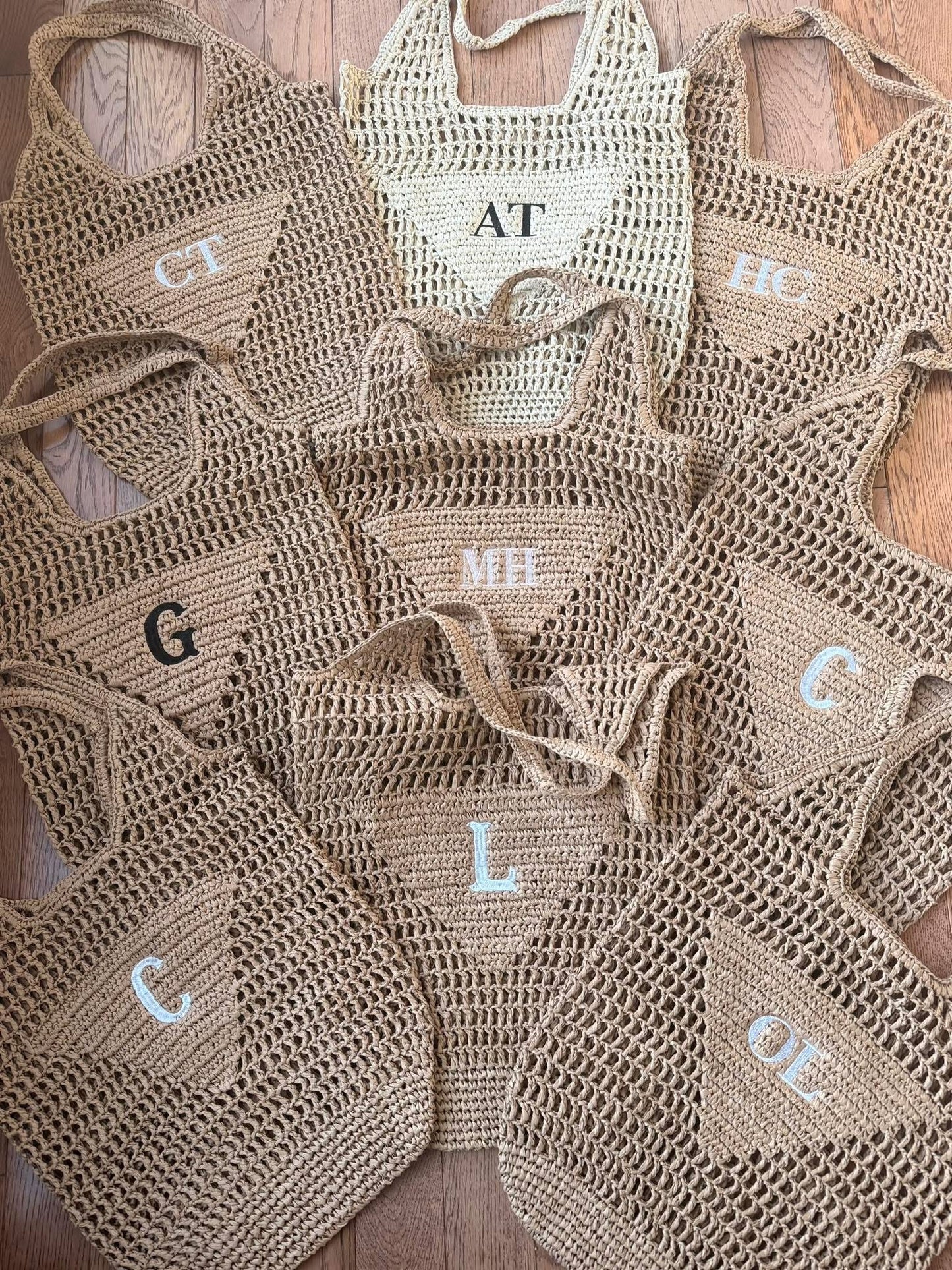 Raffia Tote Bag