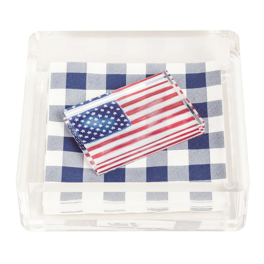 Flag Napkin Holder & Weight Set