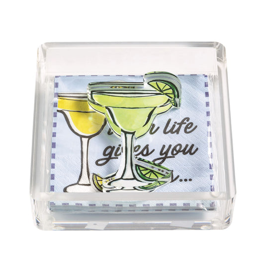 Margarita Napkin Holder & Weight Set