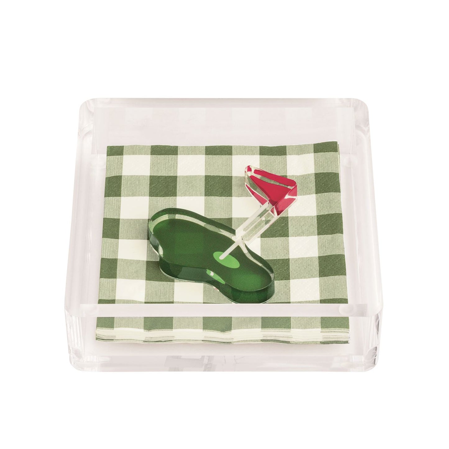Golf Napkin Holder & Weight Set