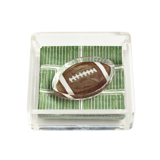 Football Napkin Holder & Weight Set
