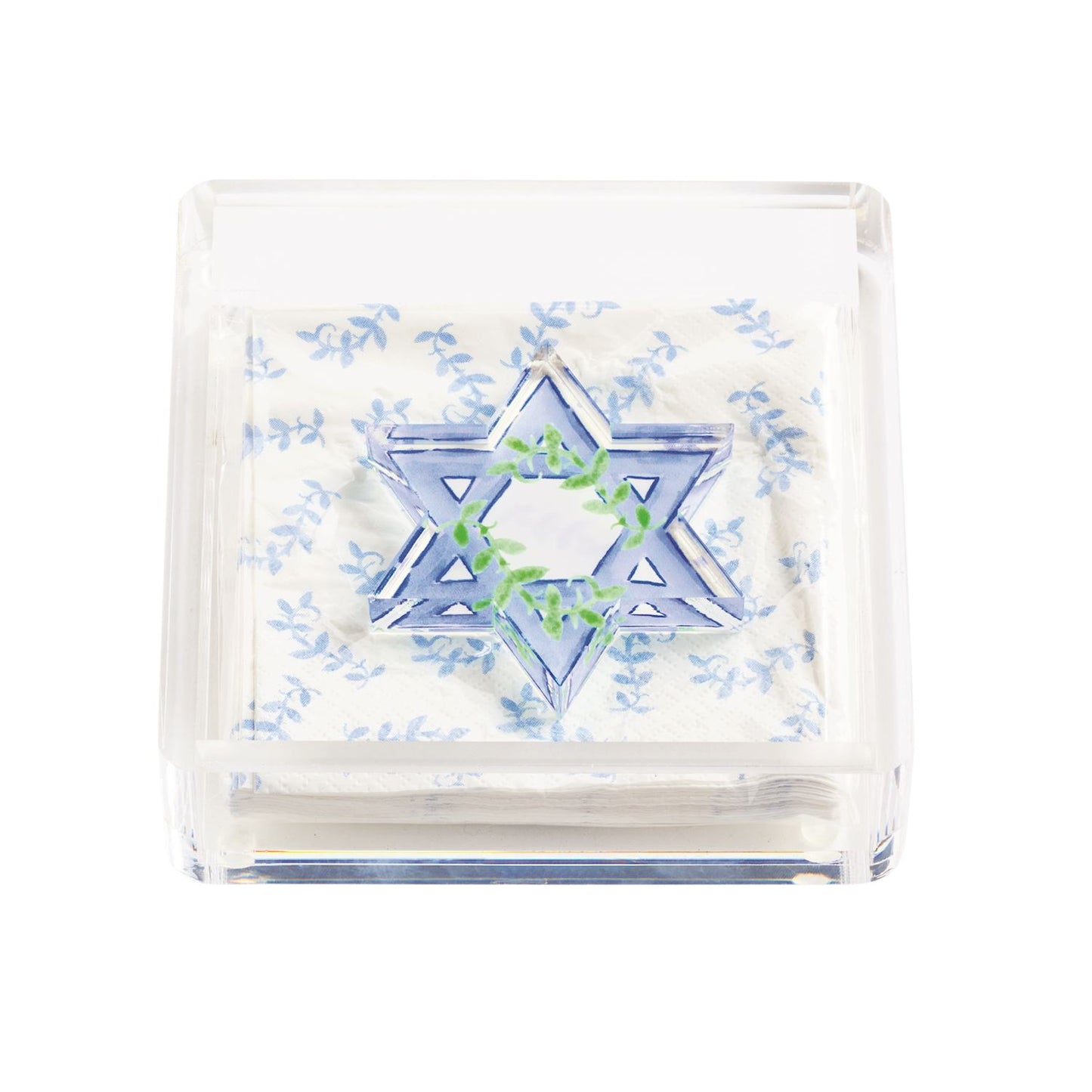 Hanukkah Napkin Holder & Weight Set