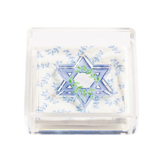 Hanukkah Napkin Holder & Weight Set