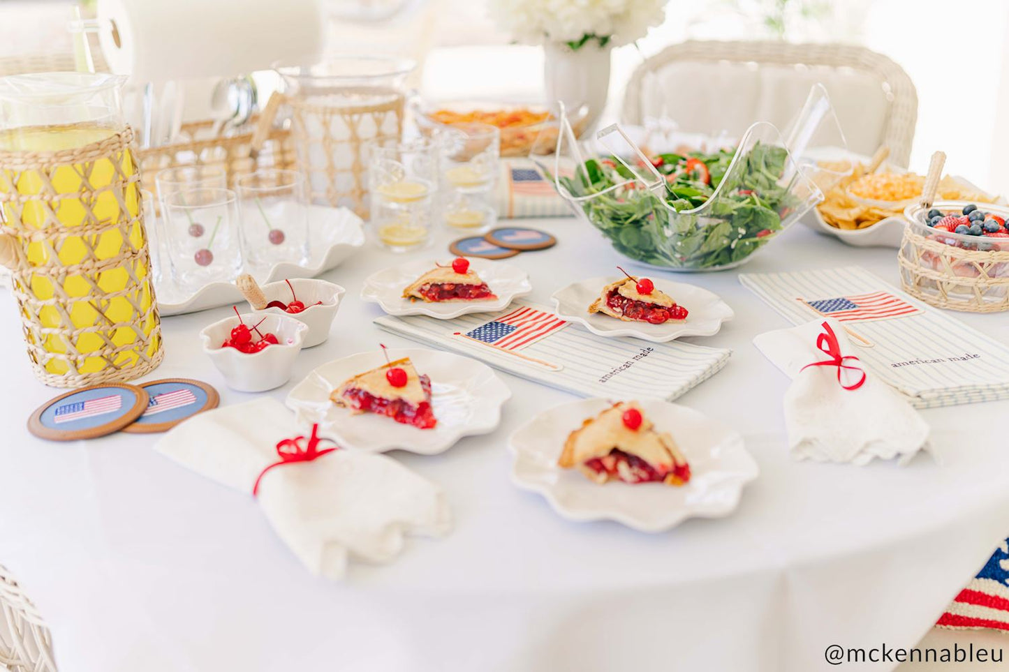 Ruffled Melamine Platter Set