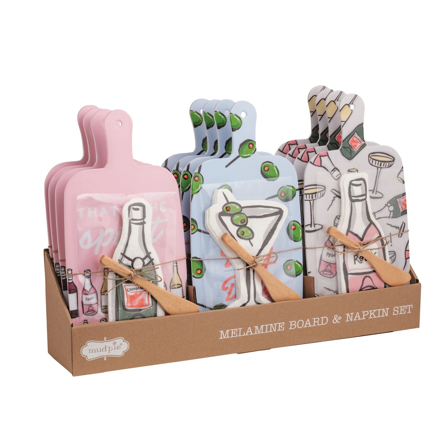 Melamine Bar Board Set, 3 Piece