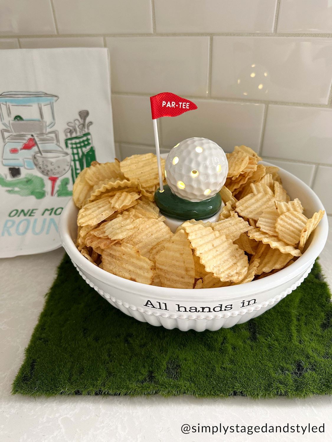 Light-Up Sitter All Hands In Accessories Serving Bowl