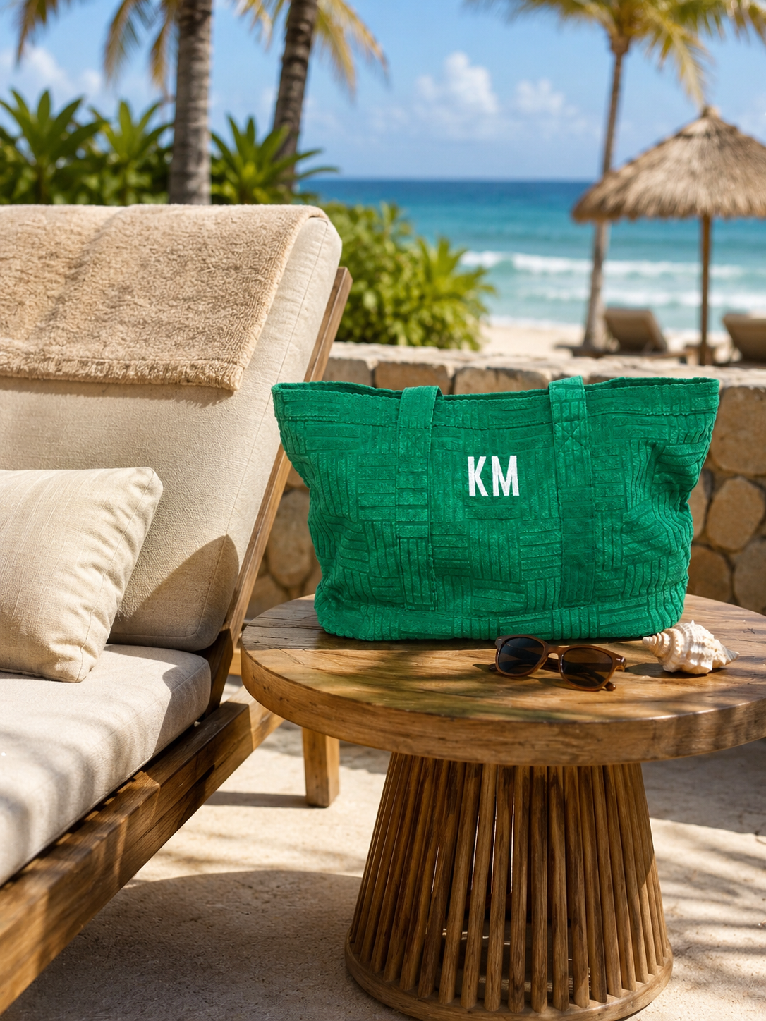 Terry Cloth Beach Tote