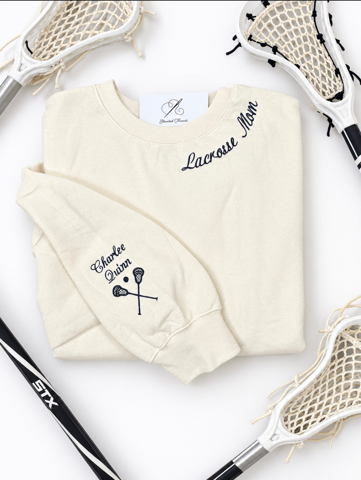 Lacrosse Neck Sweatshirt