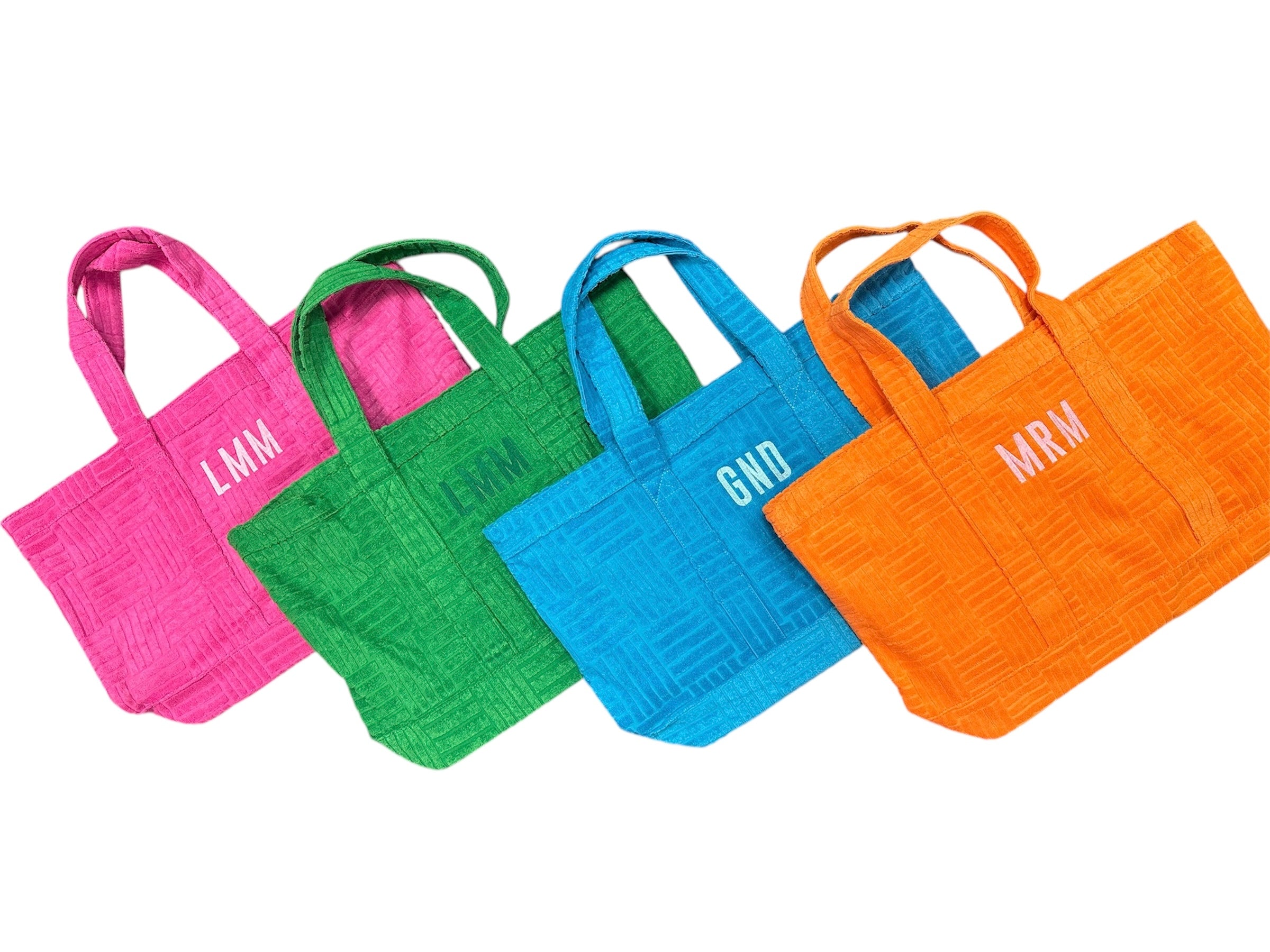 Terry Cloth Beach Tote – Elevated Threads