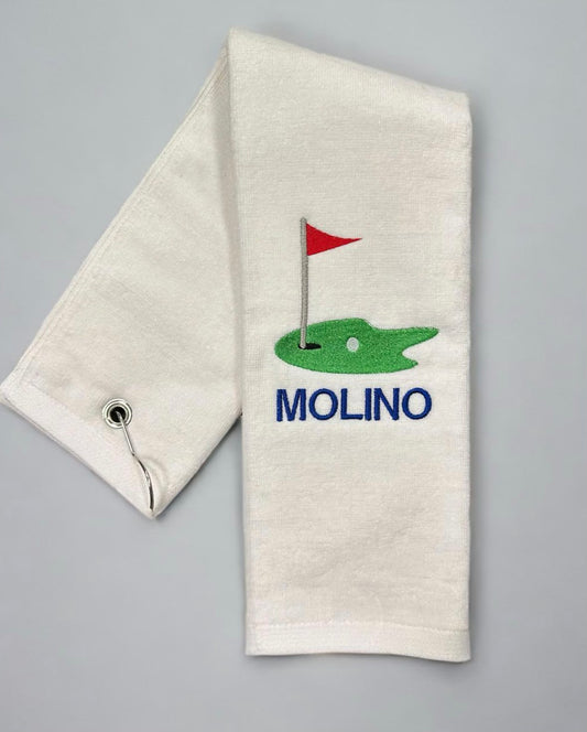 On The Green Golf Towel