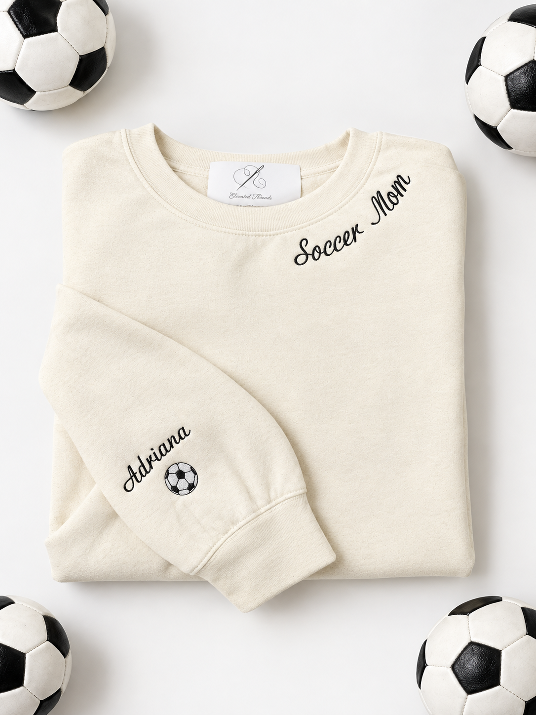 Soccer Neck Sweatshirt