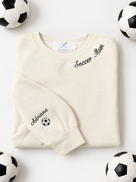 Soccer Neck Sweatshirt